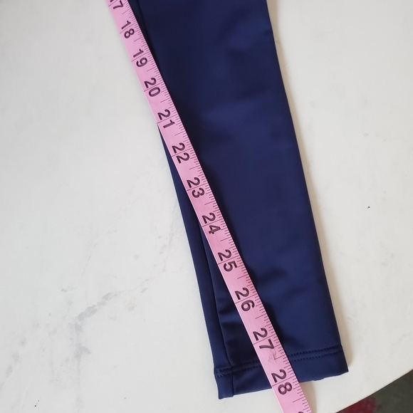 Nuyu Navy Biker Leggings XS Mesh New With Tags - Picture 5 of 11